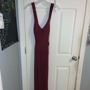 Bridesmaid dress-wine